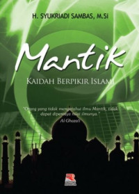 Mantik: Kaidah Berpikir Islami