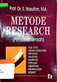 Metode Research: Penelitian Ilmiah