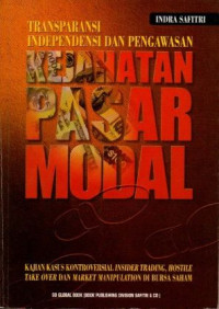 Transparasi Independensi dan Pengawasan Kejahatan Pasar Modal