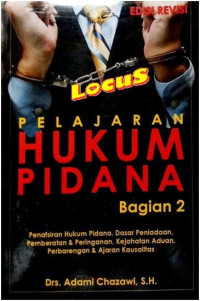 Pelajaran Hukum Pidana Bagian 2